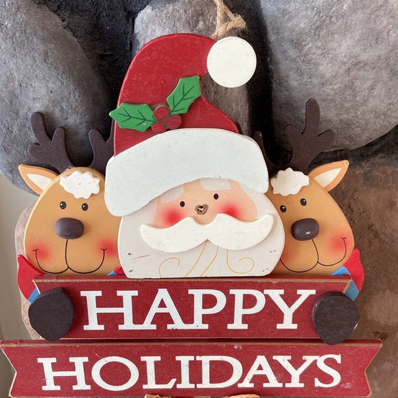 Happy holidays Christmas stake - Picture 2 of 6